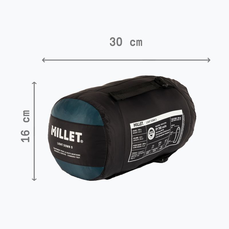 Sleeping bag Millet Light Down 0 emerald 5