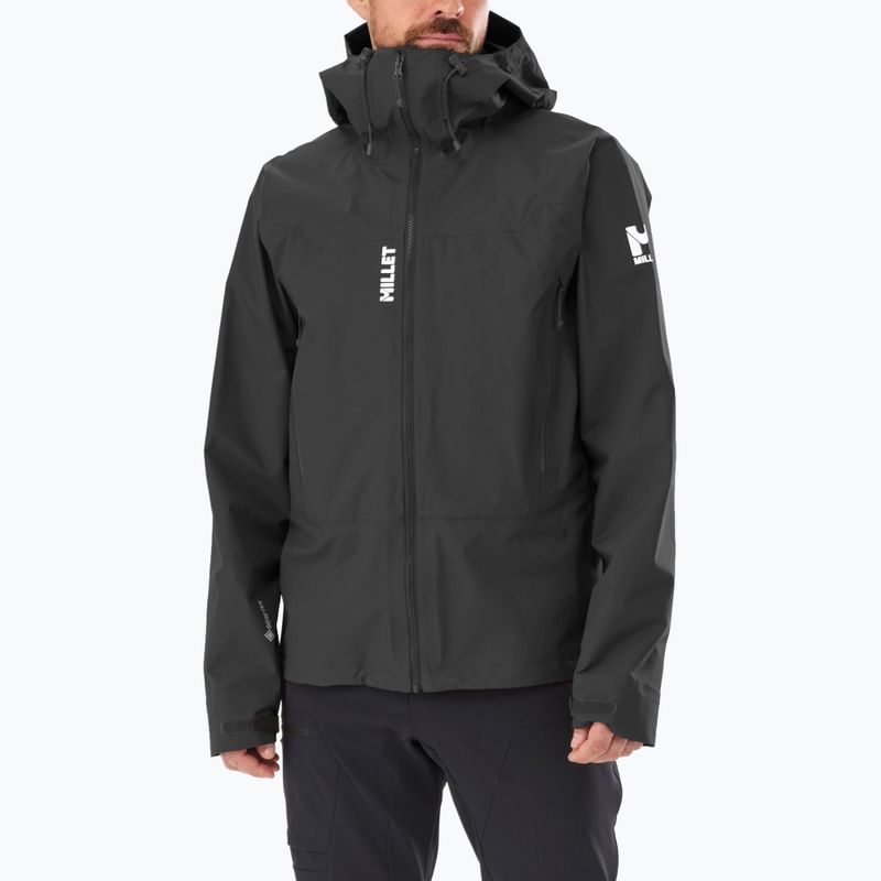 Men's rain jacket Millet Kamet Light GTX noir/ noir
