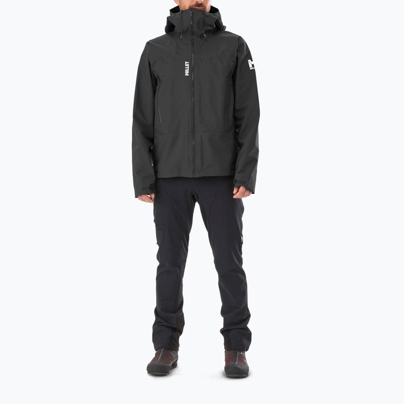 Men's rain jacket Millet Kamet Light GTX noir/ noir 2