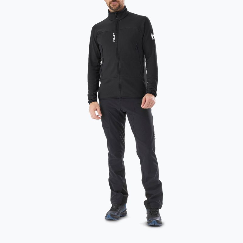 Men's Millet Fusion Grid black/noir sweatshirt 2