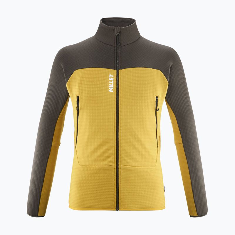 Men's Millet Fusion Grid sweatshirt safran/deep jungle 5
