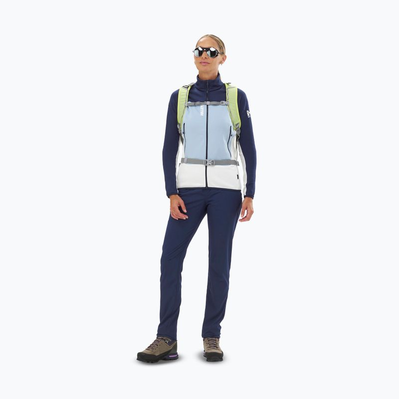Women's sweatshirt Millet Fusion Grid foggy dew/saphir 2