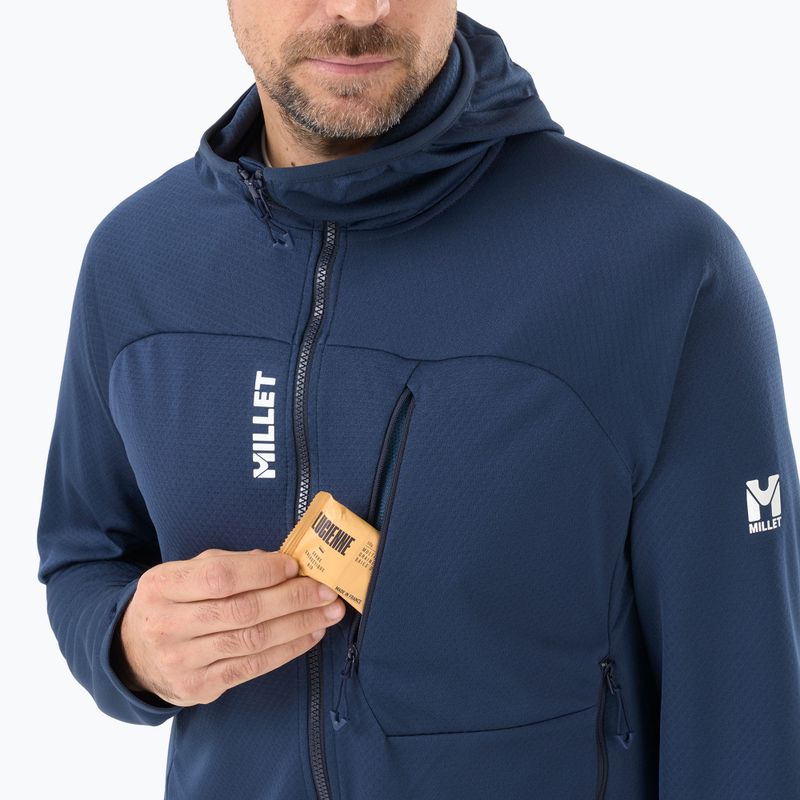 Men's trekking sweatshirt Millet Lokka Hoodie III sapphire 5