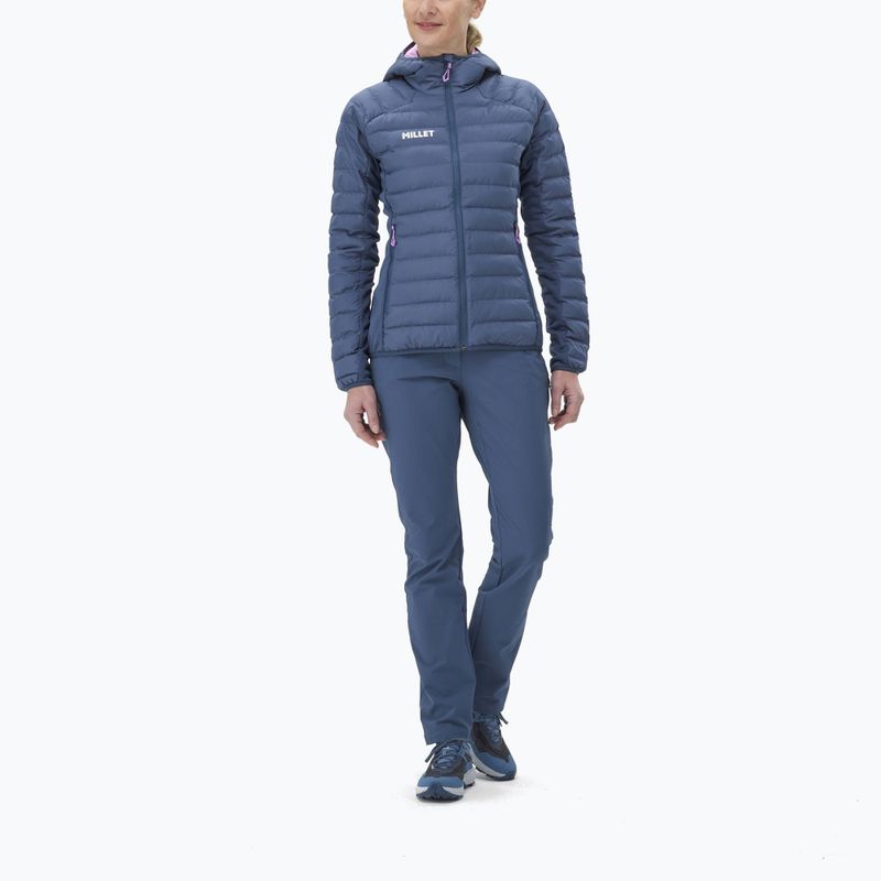 Women's insulated jacket Millet Fitz Roy Warm Hoodie dark denim 2