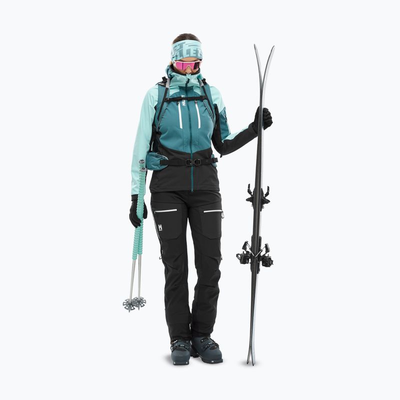 Women's ski touring trousers Millet M White Shield black 2
