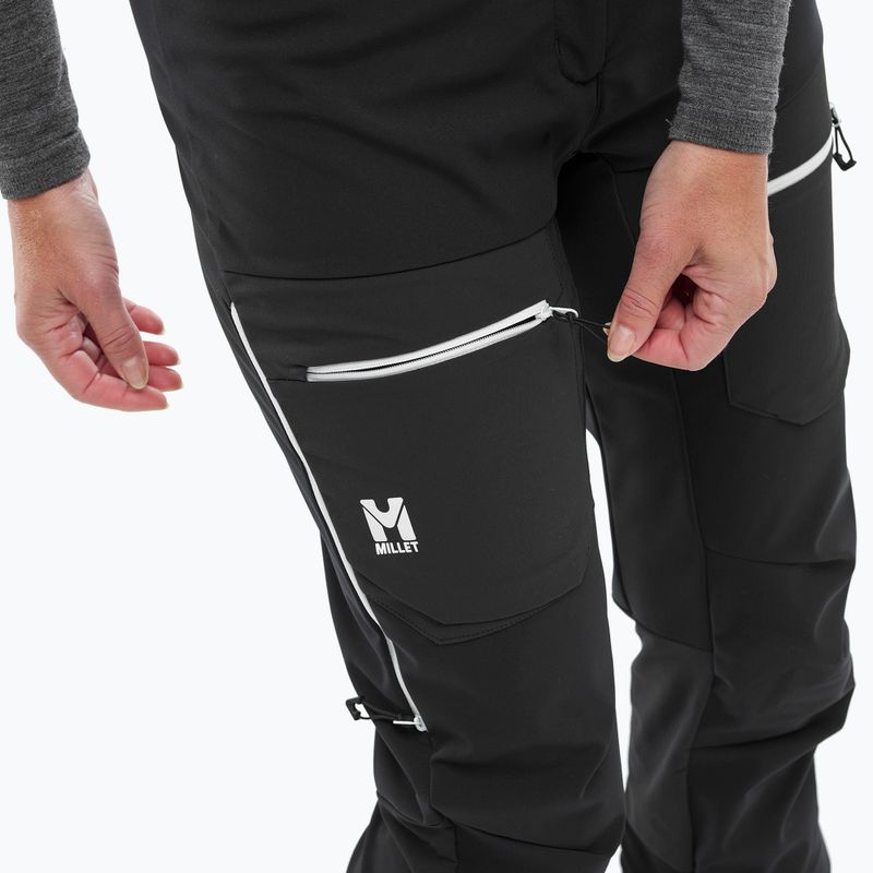 Women's ski touring trousers Millet M White Shield black 5