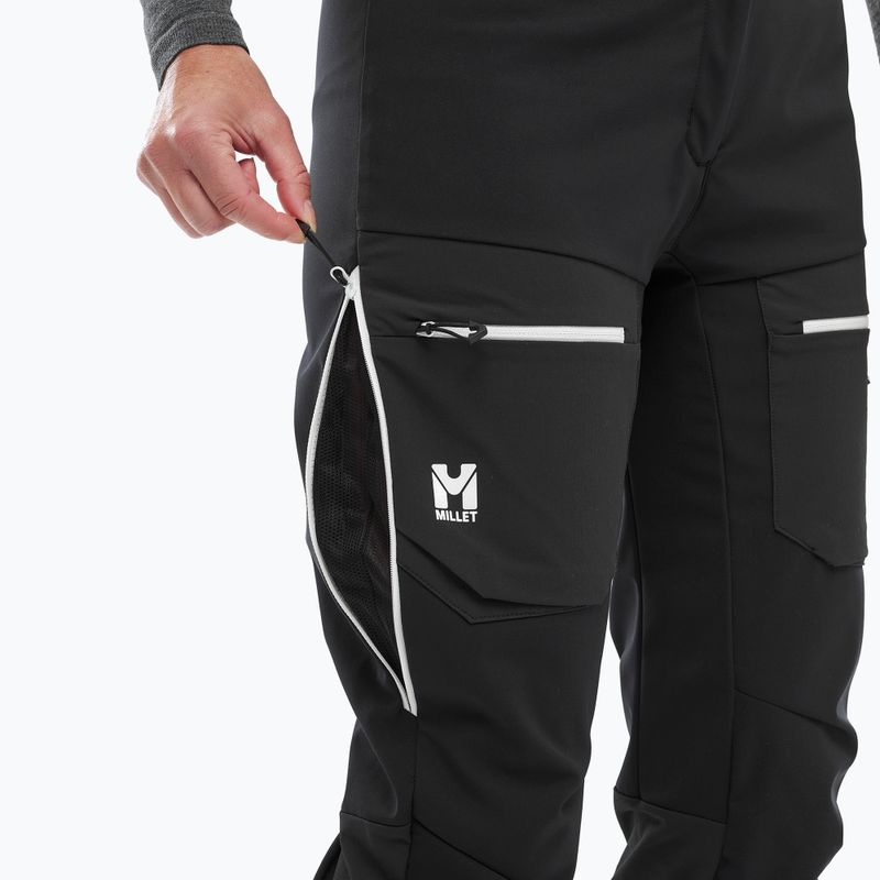 Women's ski touring trousers Millet M White Shield black 6