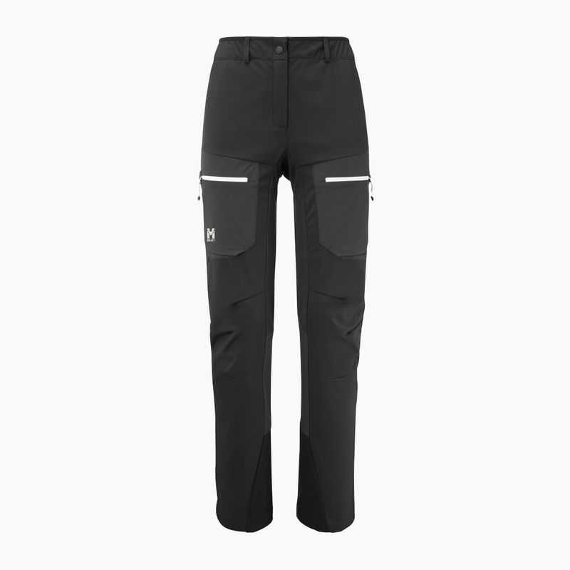 Women's ski touring trousers Millet M White Shield black 9