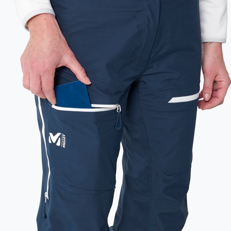 Women's ski touring trousers Millet M White 3L navy blue 6