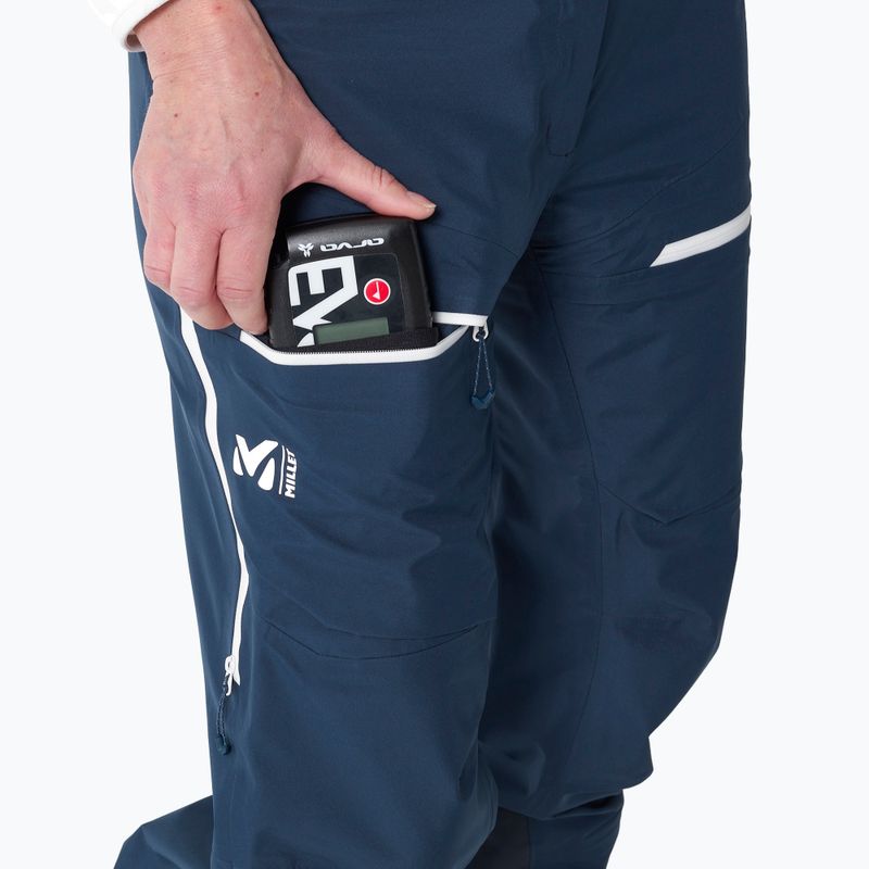 Women's ski touring trousers Millet M White 3L navy blue 7