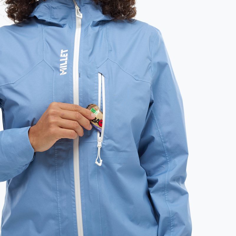 Women's waterproof jacket Millet Wanaka Light 2.5L coronet blue 4