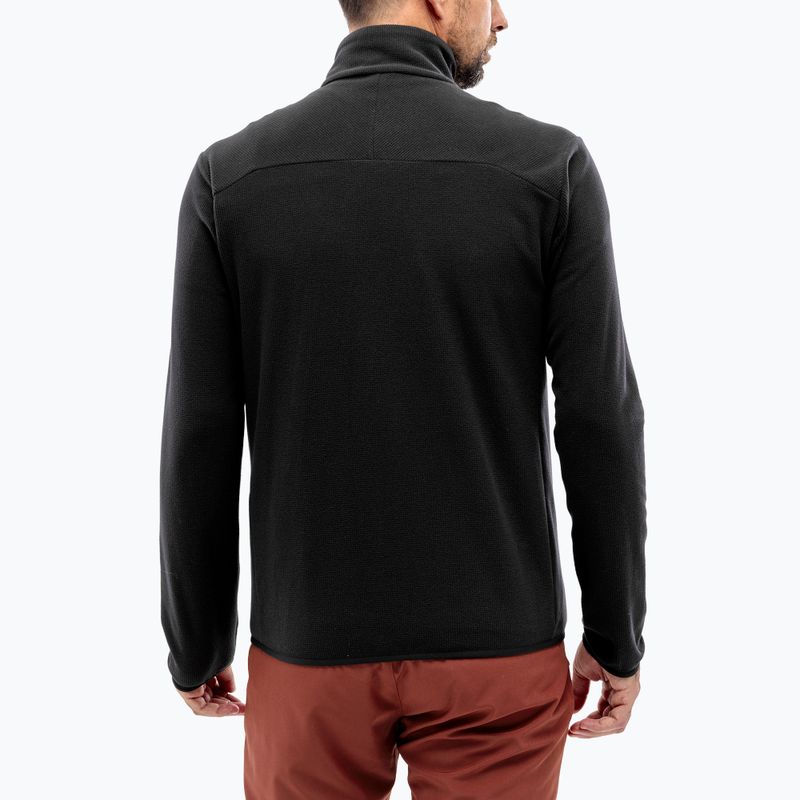 Men's fleece sweatshirt Millet Ubic Lightgrid black 3