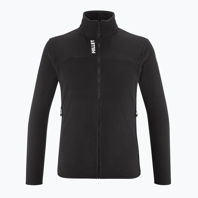 Men's fleece sweatshirt Millet Ubic Lightgrid black 6