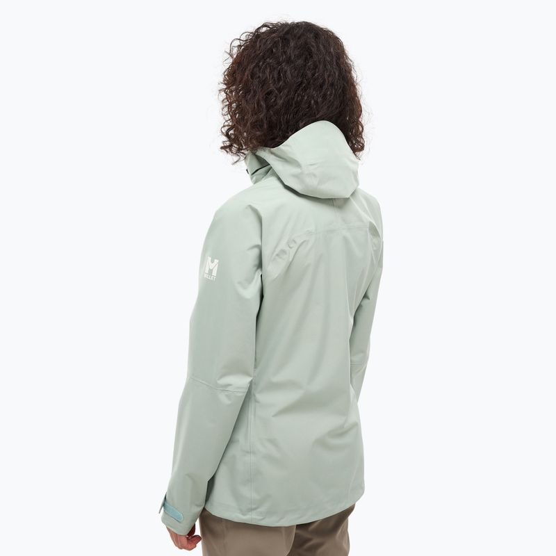 Women's waterproof jacket Millet Seneca GTX 3L seaweed 3