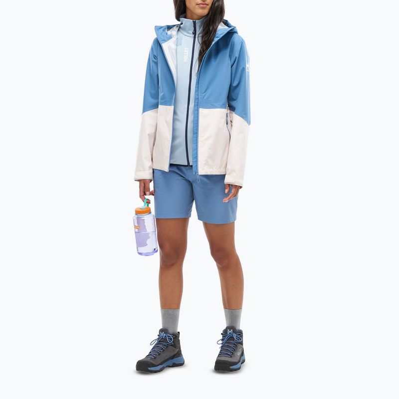 Women's rain jacket Millet Fitz Roy vanilla cream/coronet 2