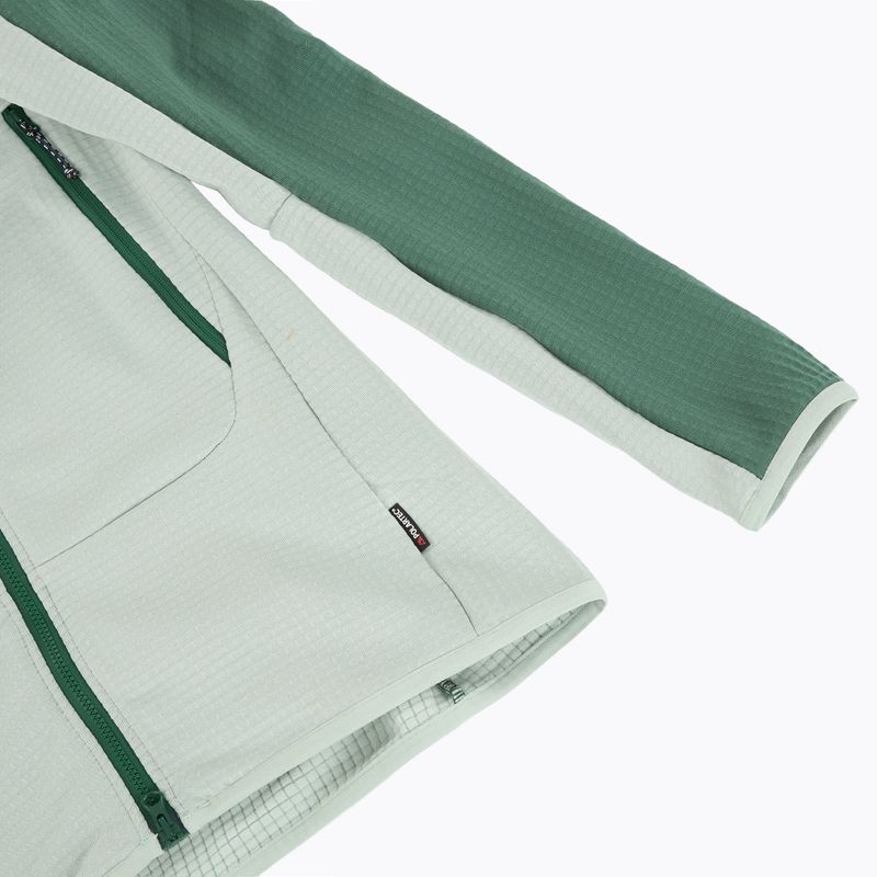 Women's Millet Fusion Grid Hoodie seaweed/bottle sweatshirt 4