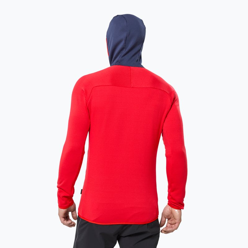 Men's sweatshirt Millet Fusion Grid Hoodie red 3