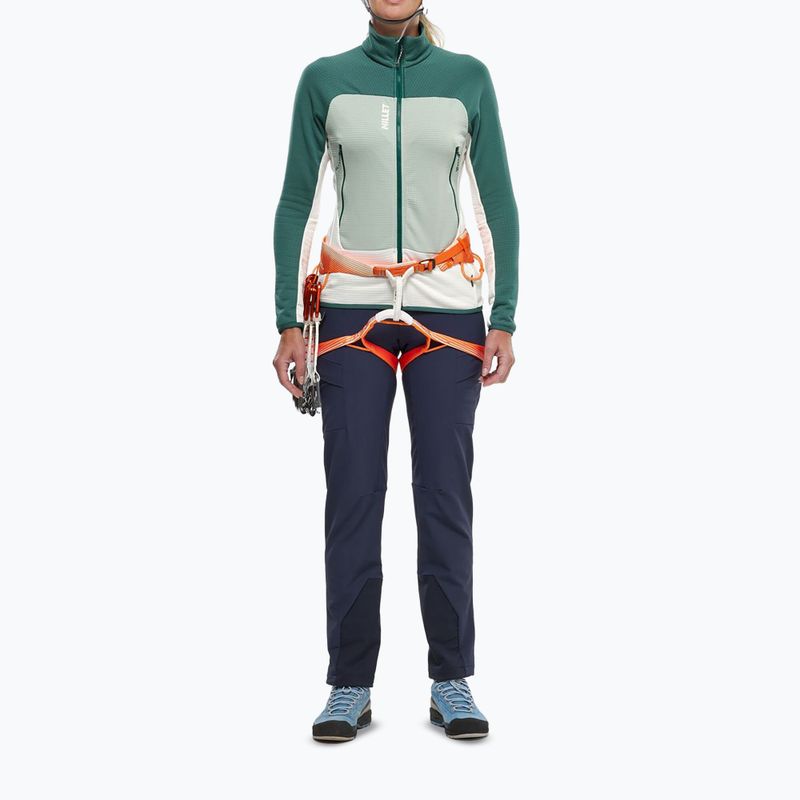Women's sweatshirt Millet Fusion Grid seaweed/bottle 2