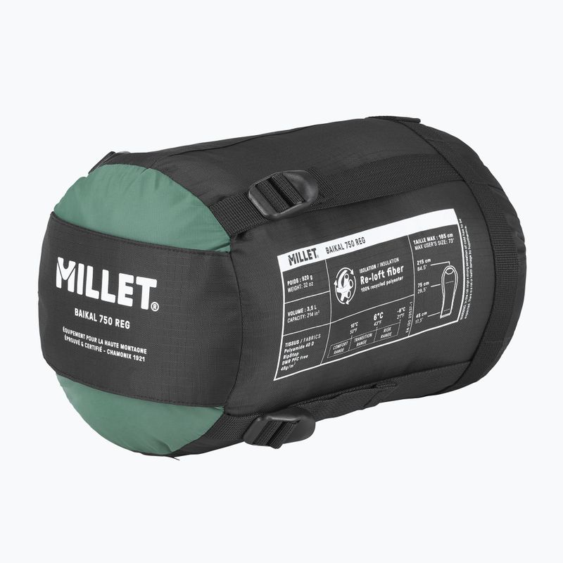Millet Baikal 750 Regular sleeping bag right bottle 3