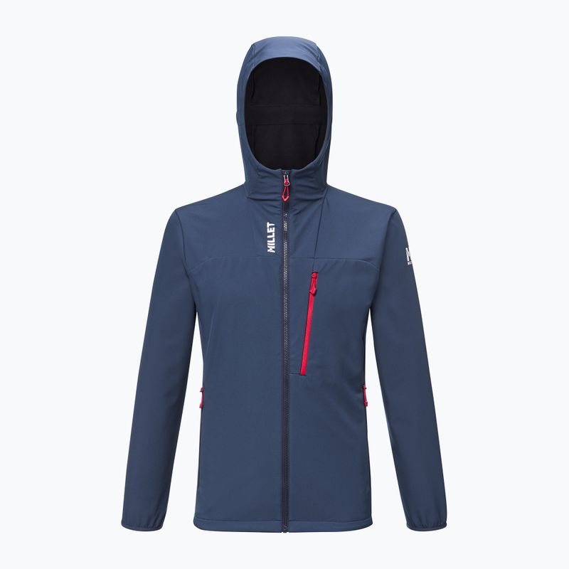 Men's softshell jacket Millet Seneca Shield Hoodie saphir 11