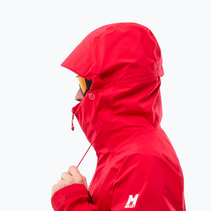 Men's rain jacket Millet Kamet Gore-Tex red 4