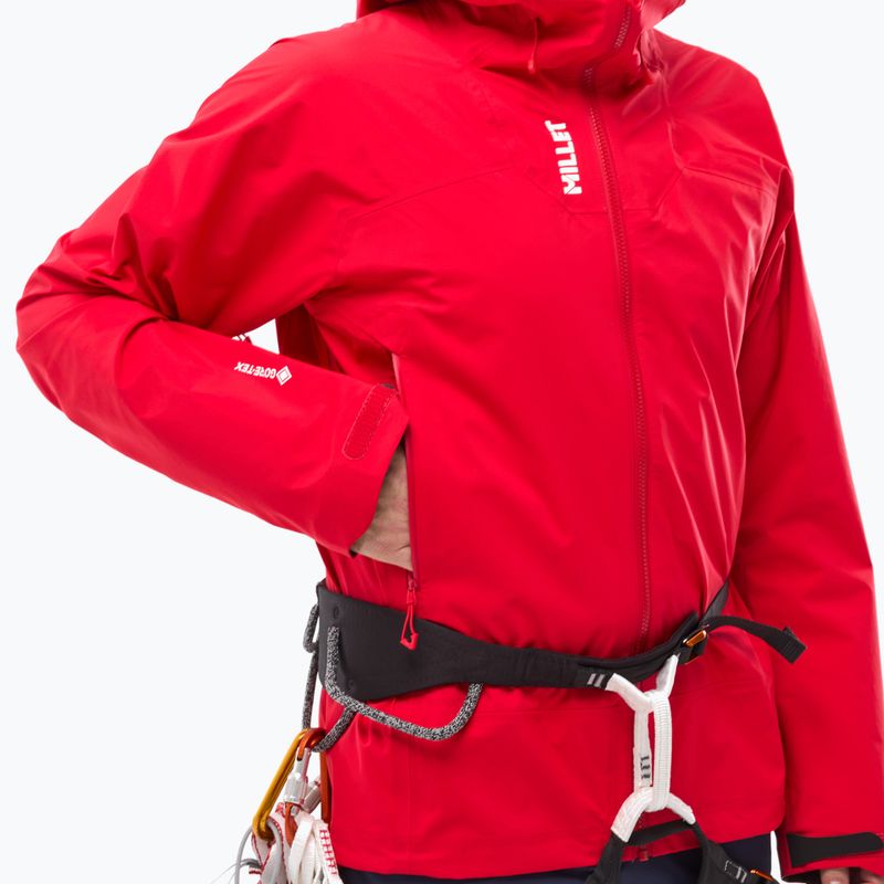 Men's rain jacket Millet Kamet Gore-Tex red 6