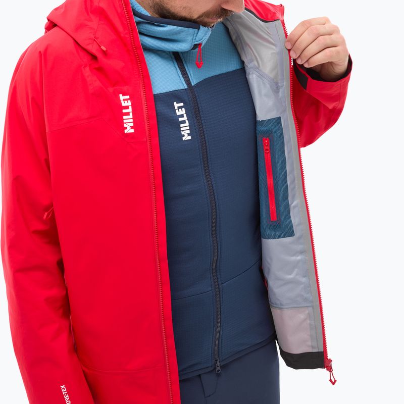 Men's rain jacket Millet Kamet Gore-Tex red 10