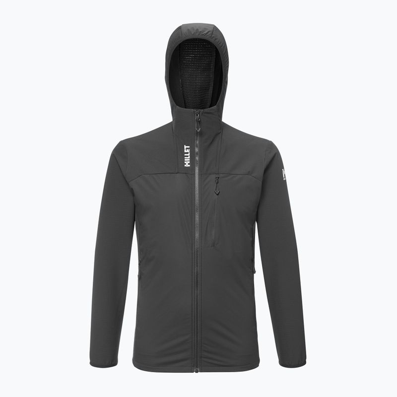 Men's hybrid jacket Millet Seneca Hybrid Hoodie Softshell black 6