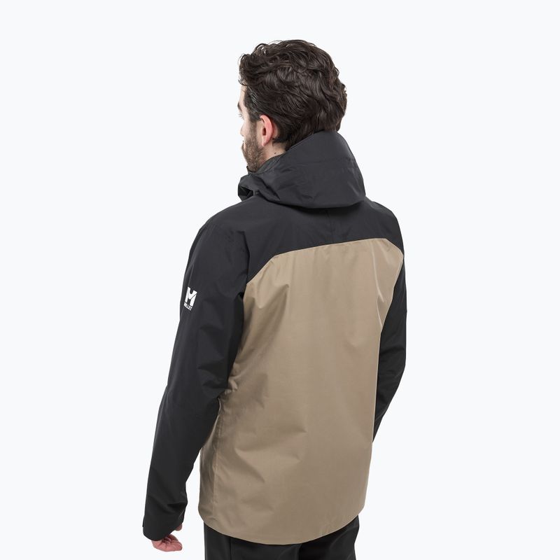 Men's rain jacket Millet Seneca GTX 2L dorite/black 3