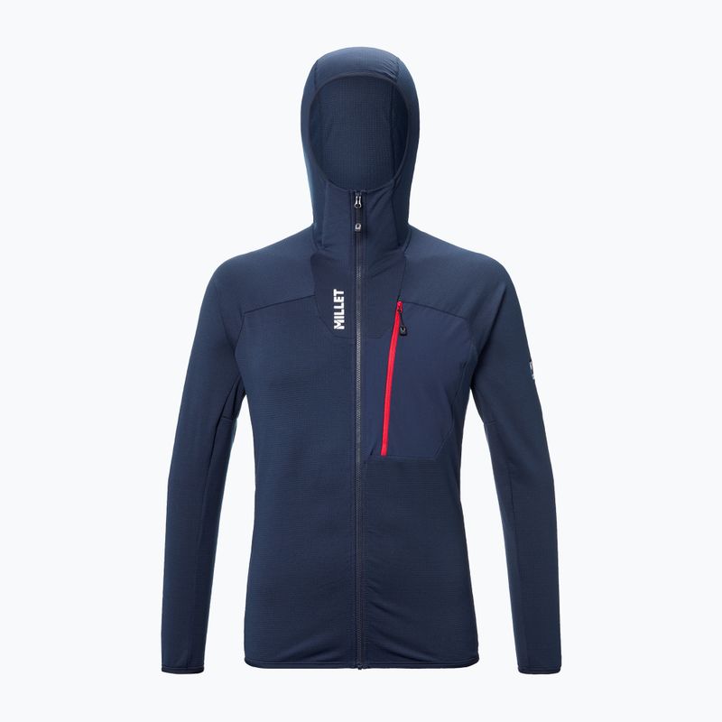 Men's fleece sweatshirt Millet Trilogy Icon Lightgrid Hoodie saphir 5