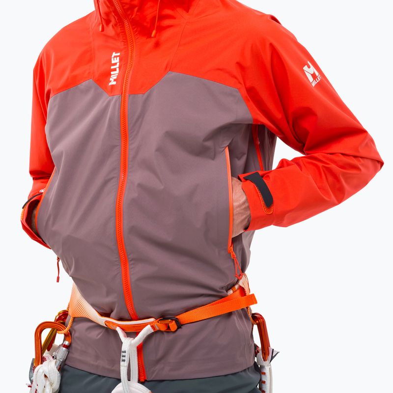 Men's rain jacket Millet Kamet Gore-Tex Jacket paprika/pepper 5
