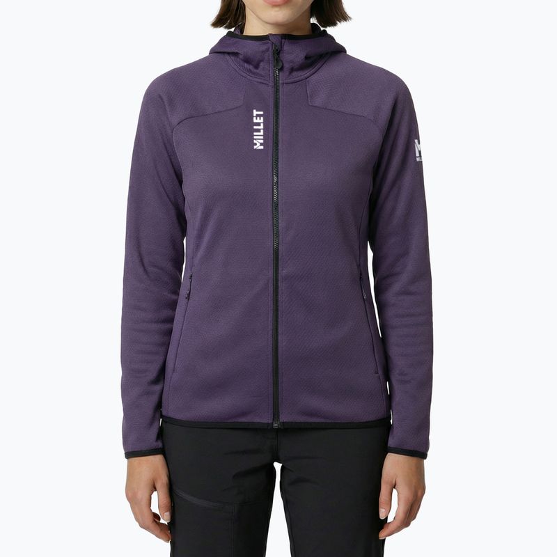 Women's trekking sweatshirt Millet Lokka Hoodie III purple velvet