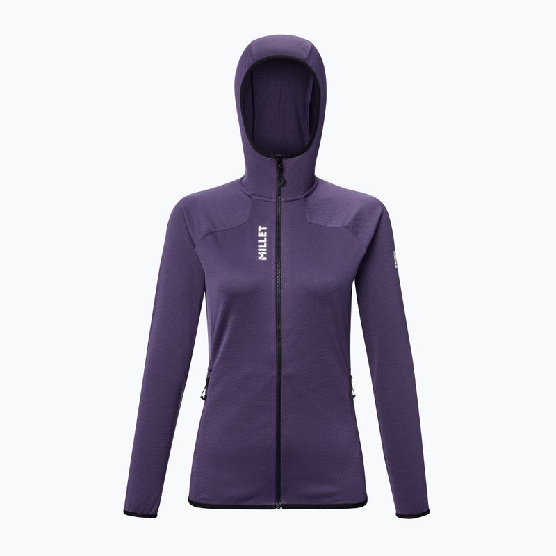 Women's trekking sweatshirt Millet Lokka Hoodie III purple velvet 3