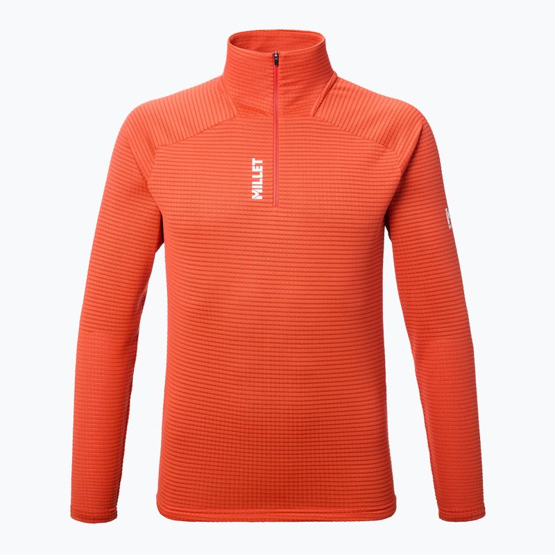 Men's fleece sweatshirt Millet Parmelan Light Fleece paprika 5