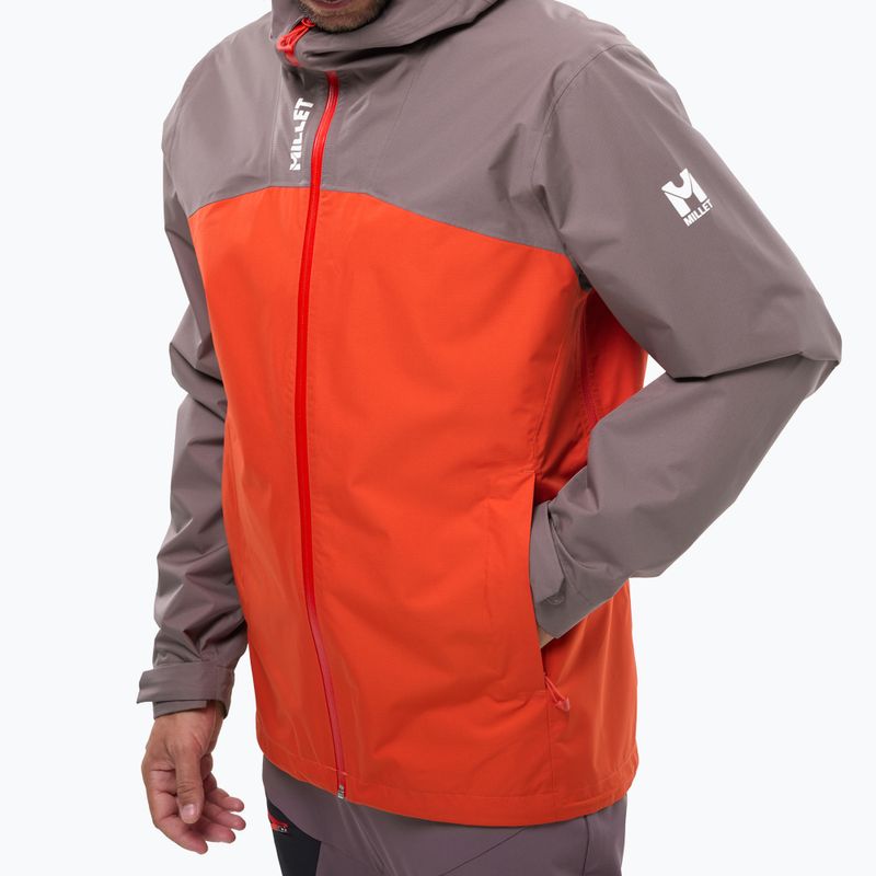 Men's rain jacket Millet Seneca 2.5L pepper/paprika 4