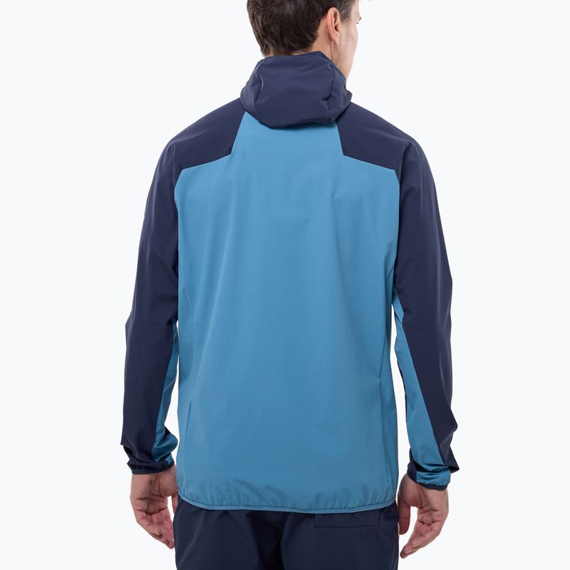 Men's softshell jacket Millet Kamet Xcs Light Hoodie coronet blue/saphir 3