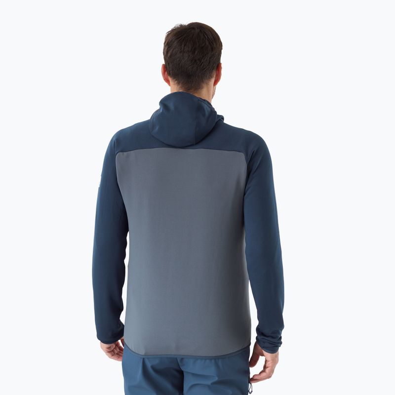 Men's sweatshirt Millet Seneca Fleece Hoodie saphir/shadow blue 3
