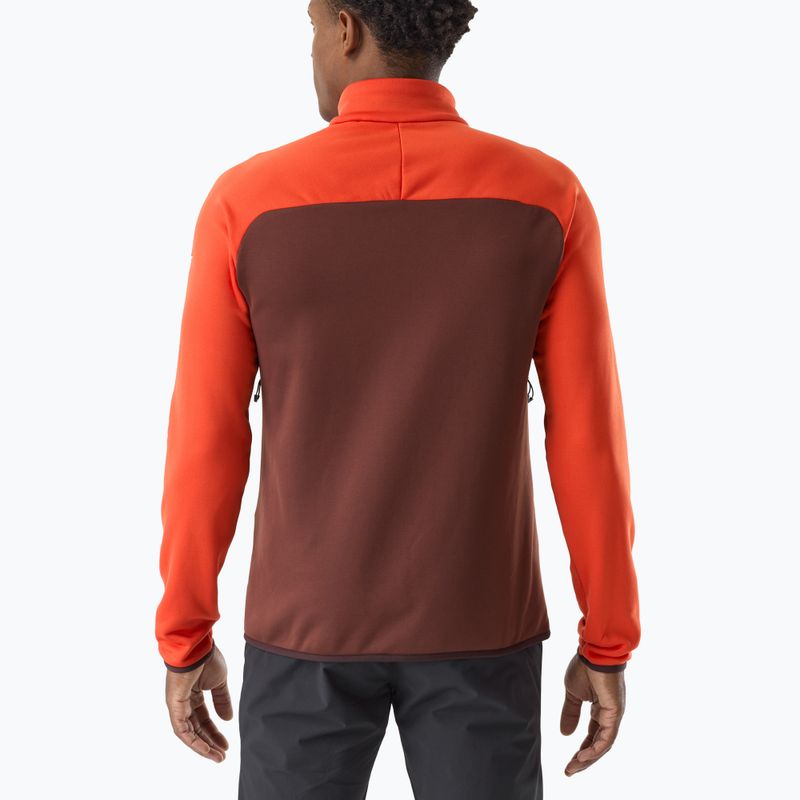 Men's sweatshirt Millet Seneca Fleece truffle/paprika 3