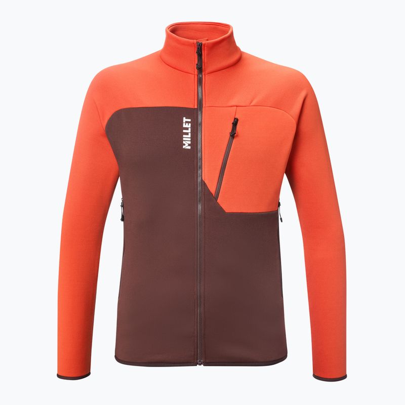 Men's sweatshirt Millet Seneca Fleece truffle/paprika 6