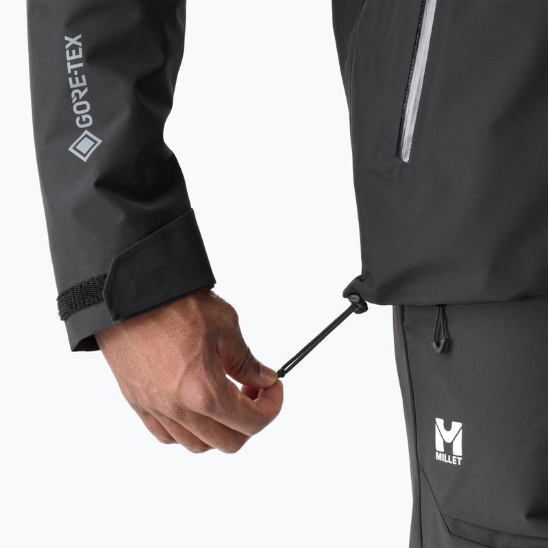 Men's rain jacket Millet Kamet Gore-Tex Jacket Jacket black 9