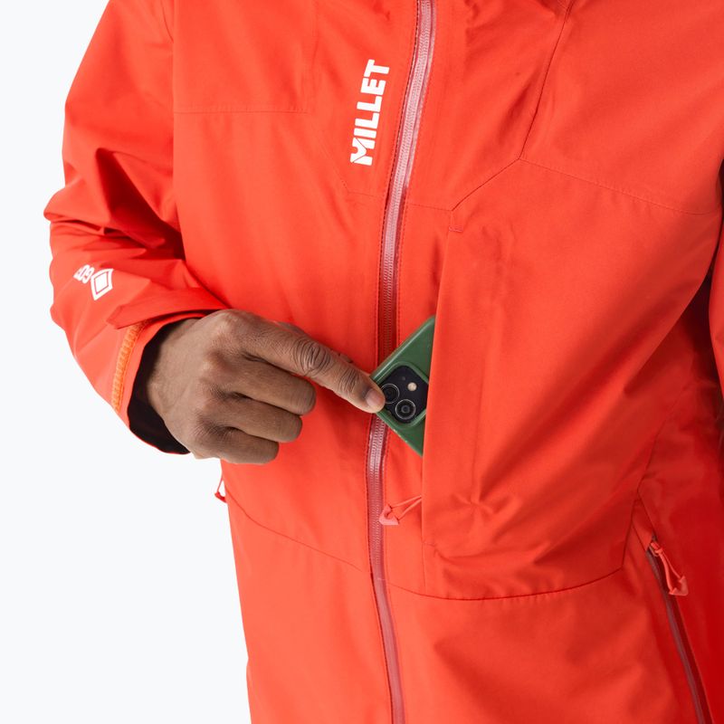 Men's rain jacket Millet Kamet Gore-Tex Jacket Jacket paprika 6