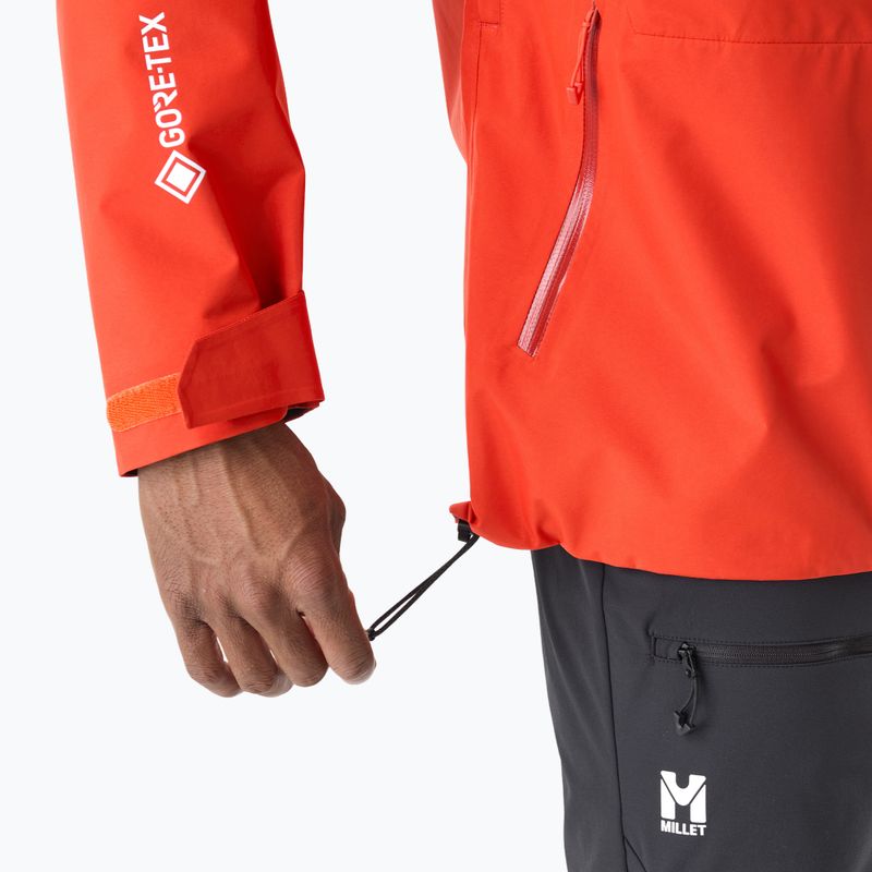 Men's rain jacket Millet Kamet Gore-Tex Jacket Jacket paprika 8