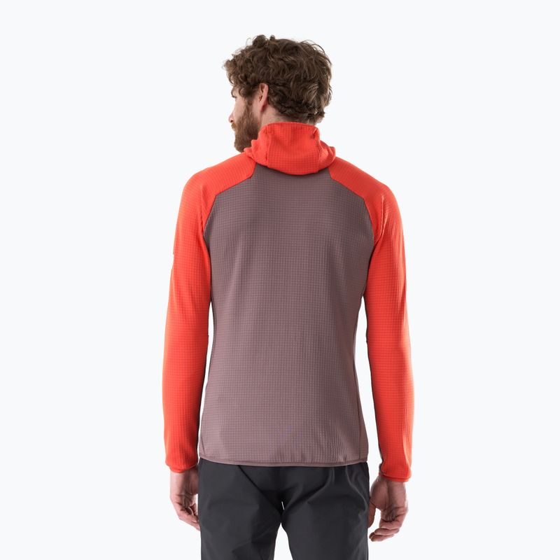 Men's sweatshirt Millet Kamet Grid HD paprika/pepper 3