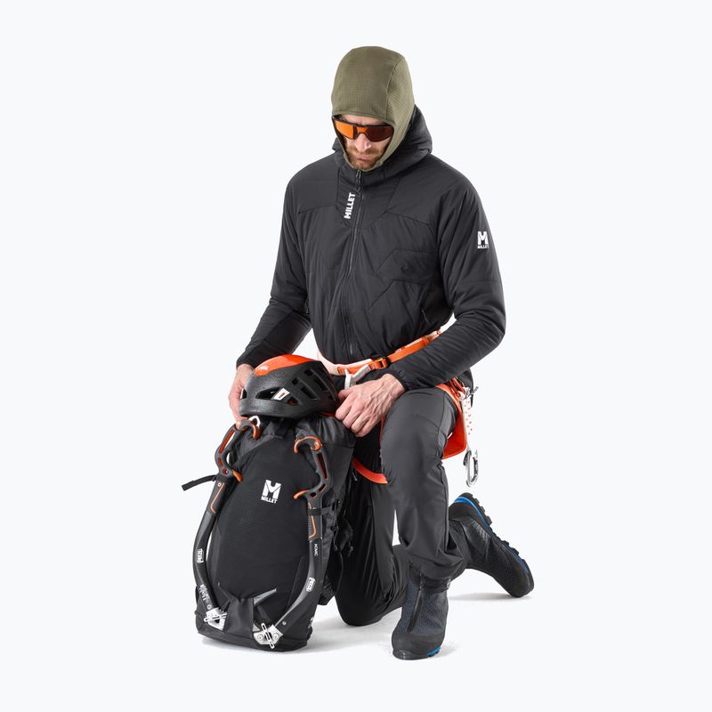 Men's insulated jacket Millet Kamet Primaloft Hoodie Jacket black 2