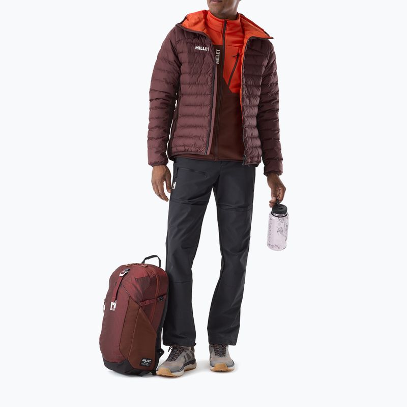 Men's insulated jacket Millet Fitz Roy Warm Hoodie Jacket truffle 2