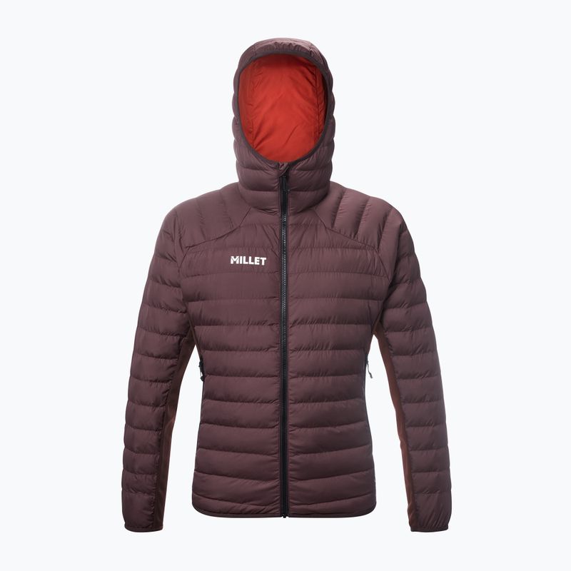 Men's insulated jacket Millet Fitz Roy Warm Hoodie Jacket truffle 6