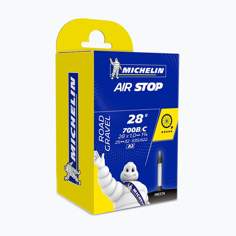 Michelin Air Stop Gal-Fv 40mm bicycle inner tube 317049 black 00082280 3