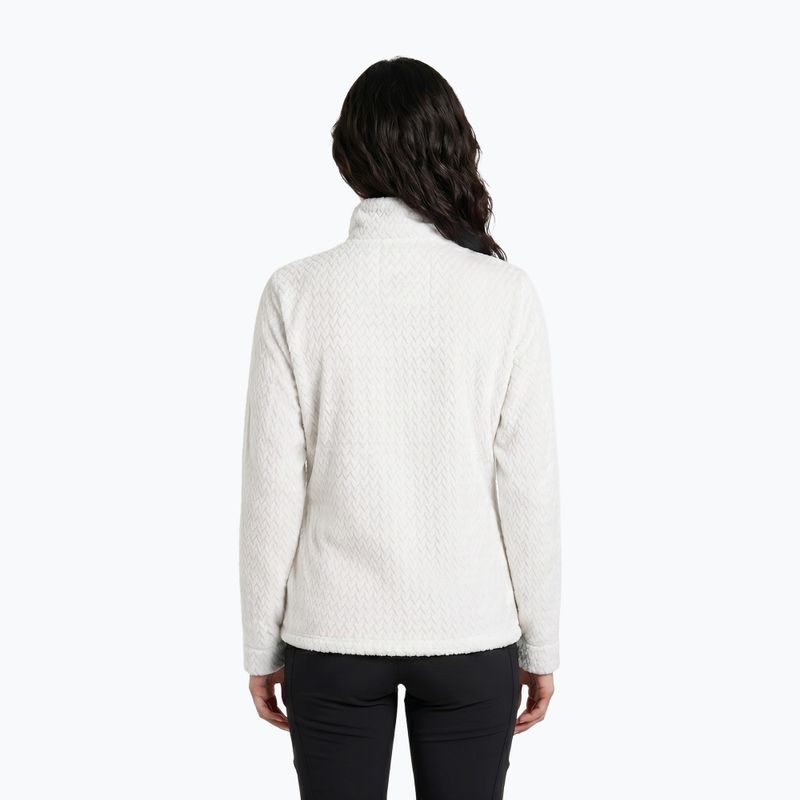 Women's sweatshirt Aulp Becco Coral Fleece blanc 4