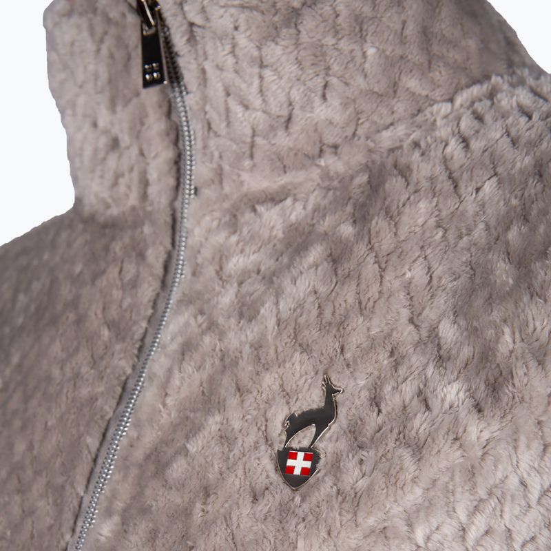 Women's sweatshirt Aulp Becco Coral Fleece sepia 5