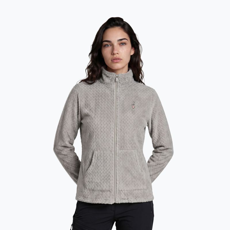 Women's sweatshirt Aulp Becco Coral Fleece sepia 2